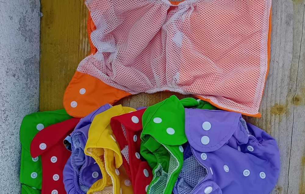 Conjunto fraldas de pano reutilizáveis + oferta