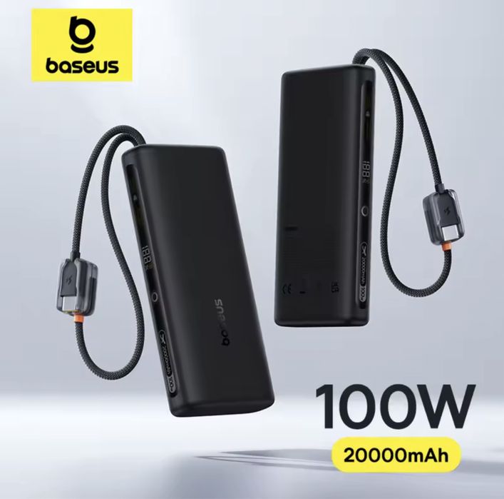 Baseus 20000 mah 100w quick charge PD