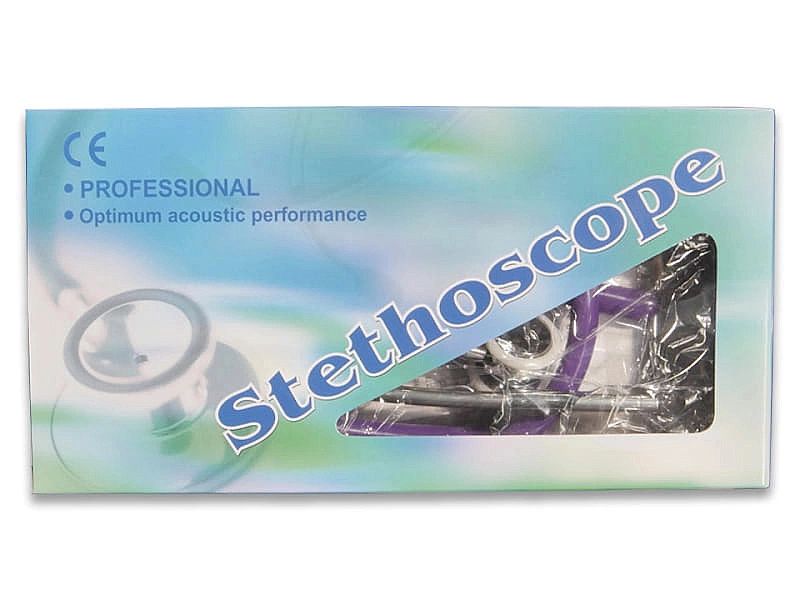 Stetoskop pielęgniarki HS-30A (jednostronny) fioletowy