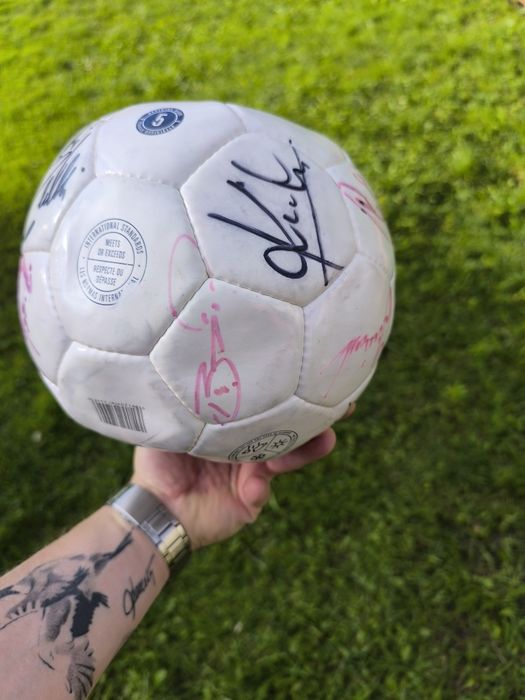 Wisła Kraków - piłka autografy