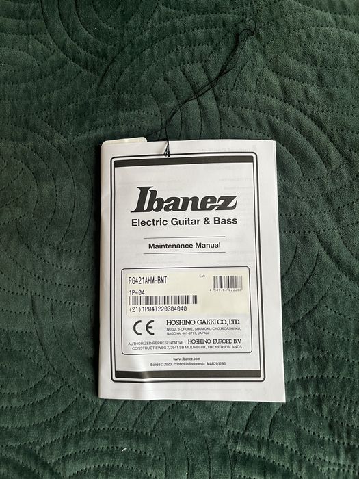 Електрогітара Ibanez RG421AHM-BMT