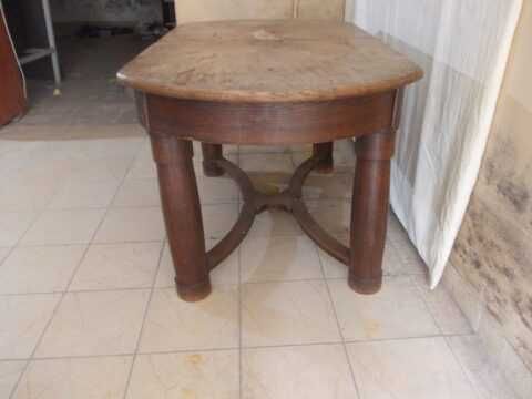 Stary przedwojenny stół dębowy rozkładany