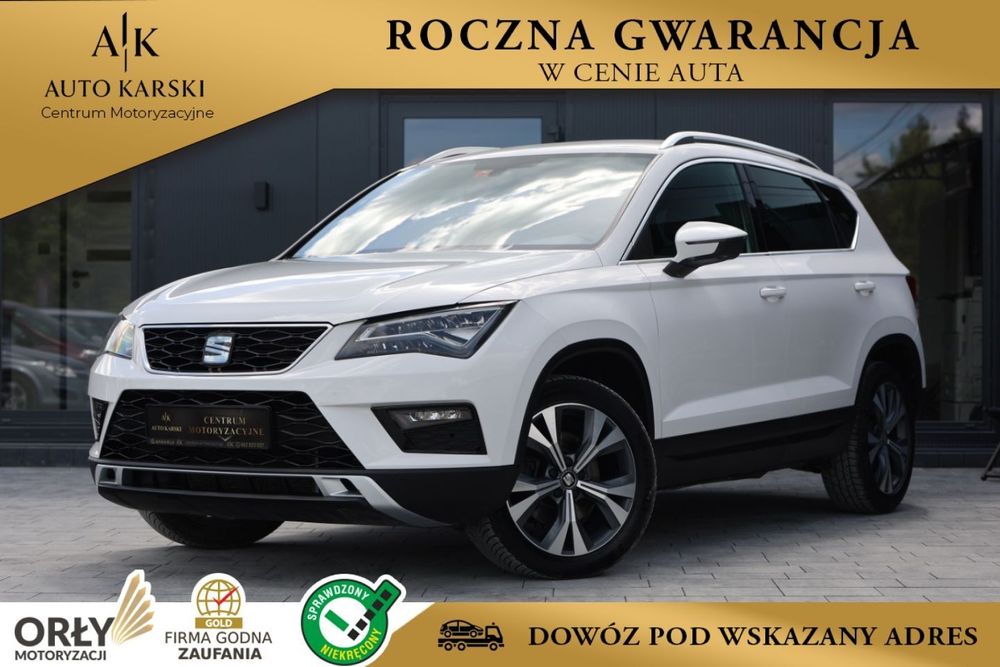 Seat Ateca 2.0 190kM 4Drive*Automat*Nawigacja*Alcantara*Gwarnacja*Bezwypadkowy*