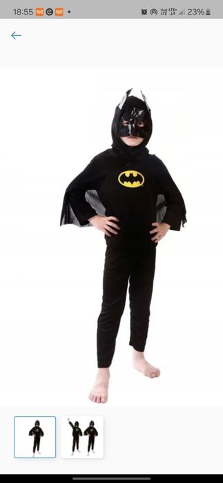 Strój batman bal przebierańców