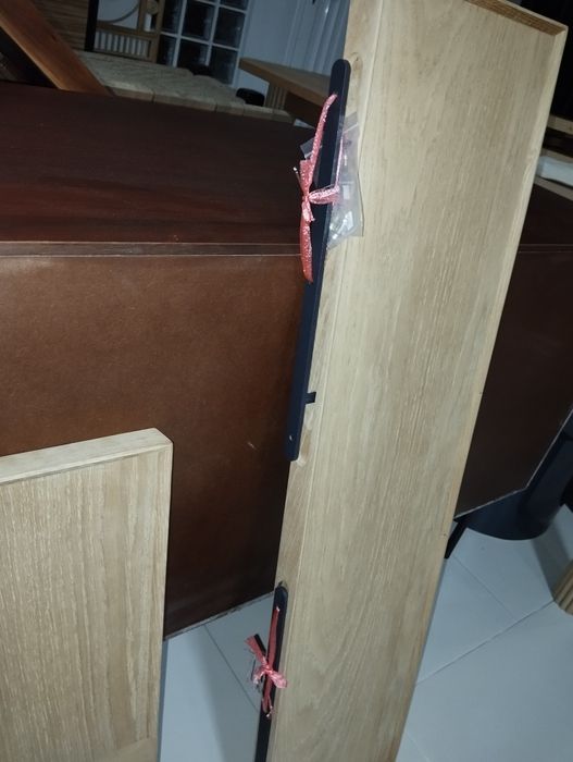 Conjunto 2 prateleiras carvalho