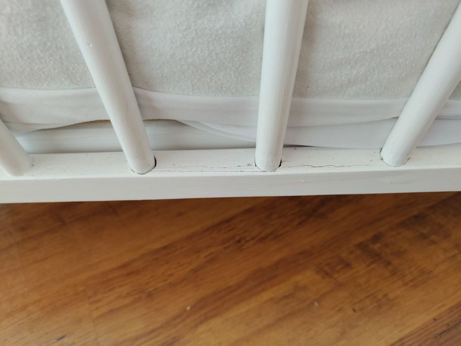 Łóżeczko dziecięce 120x60 białe