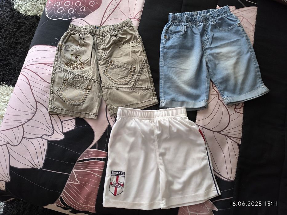 Krótkie spodenki szorty chłopięce 92-98
