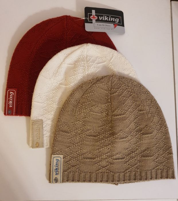 3 szt. Czapki Viking nowe czapka bawełna