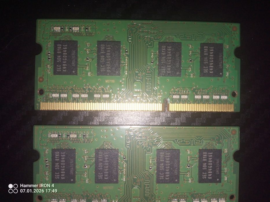 Pamięć RAM Samsung 8GB (2×4GB) DDR3L SO-DIMM PC3L-12800S
