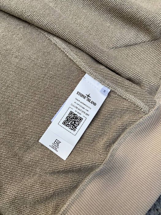 Зіп Худі Stone Island | Бежева Зіпка Стон Айленд | Кофта Стонік Ісланд