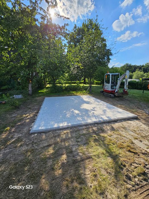 Usługi Minikoparka Koparka Roboty ziemne Wykopy Utwardzanie Równanie