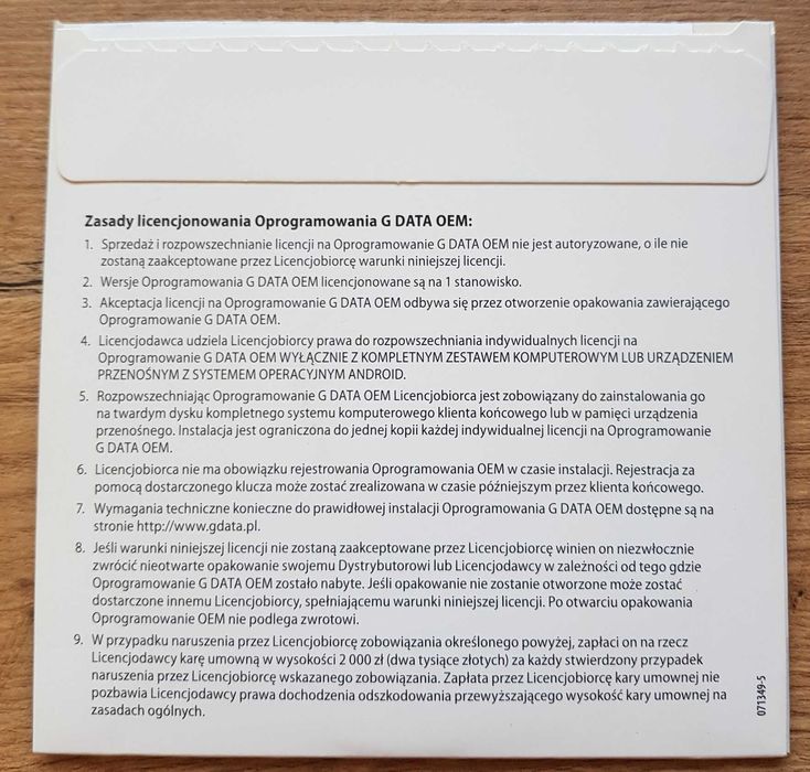 G Data Software  AntiVirus 1PC/1 Rok Ochrona Internetu