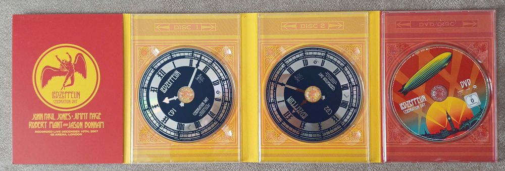 Led Zeppelin: "Celebration Day", DVD+2CD, EX+/NM