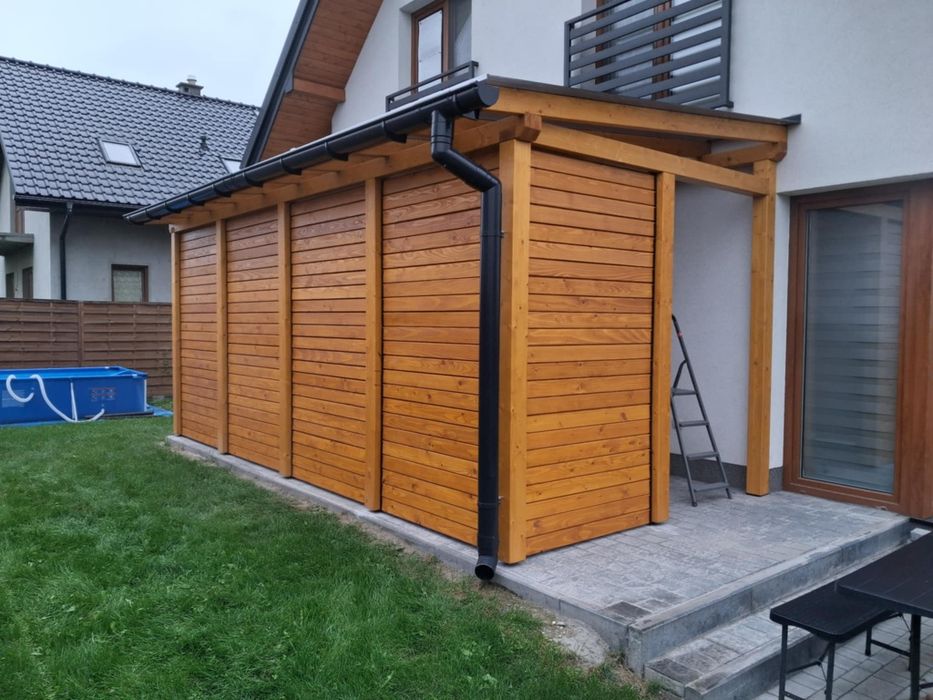 Zadaszenie tarasu wiaty pergola poliwęglan