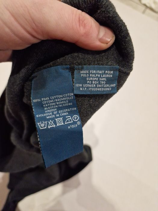 Sweter Ralph Lauren Polo roz,L,50,52,m,48 z kołnierzykiem