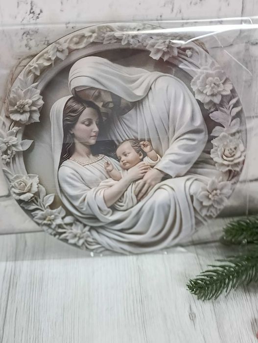 święta rodzina Maryja Józef i dzieciątko Jezus Boże Narodzenie obrazek