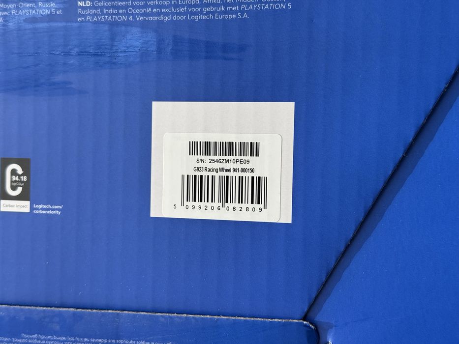 Ігрове кермо Logitech G923 TrueForce 941-000150 з педалями для PS5 / PS4 / PC
