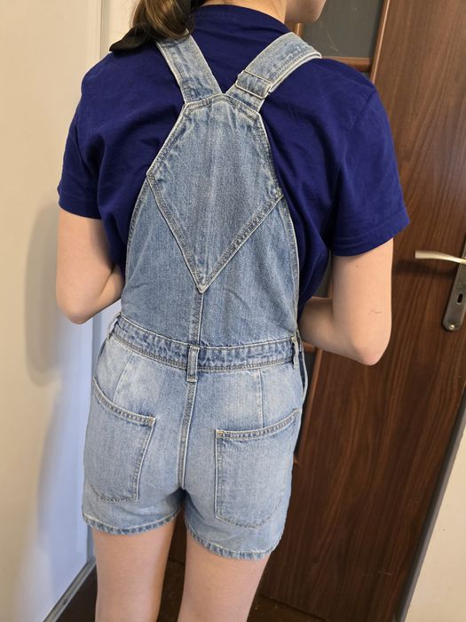 Krótkie ogrodniczki jeansowe Denim 32