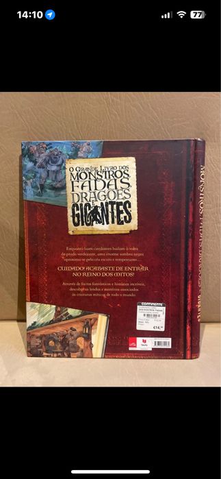 Livro ‘O grande livro dos monstros, fadas, dragões e gigantes’