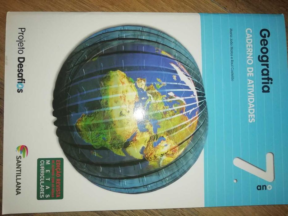 Caderno de atividades Geografia 7º ano ISBN 9789897085307