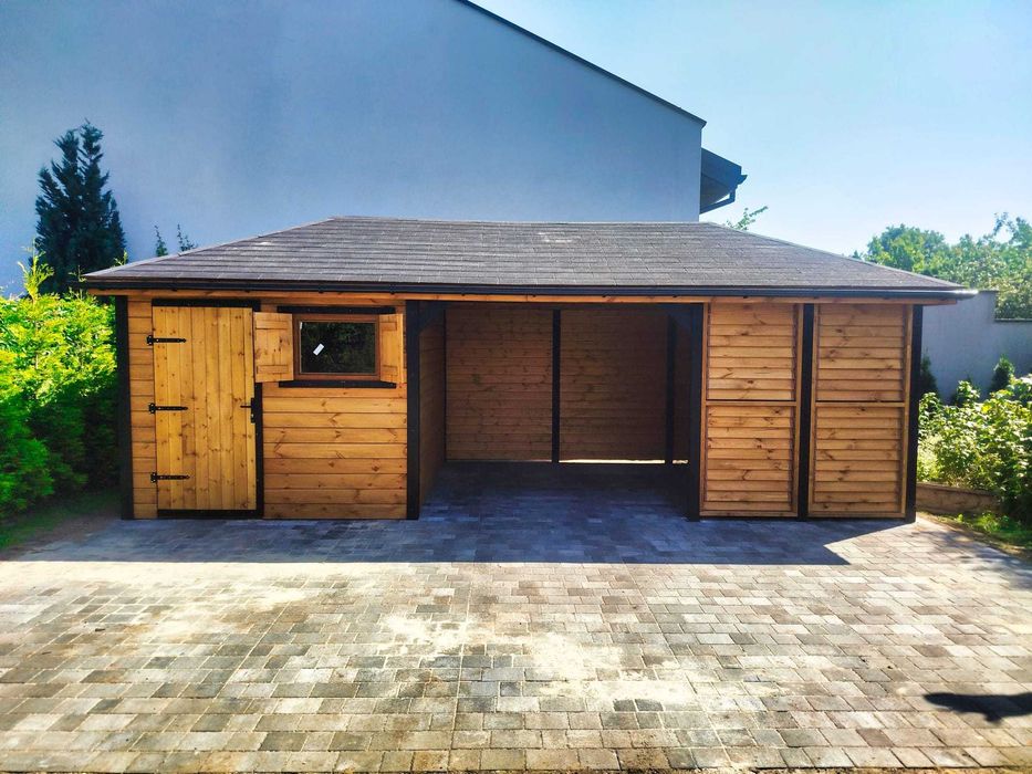 Domek narzędziowy z Altanką 2w1 - Różne rozmiary