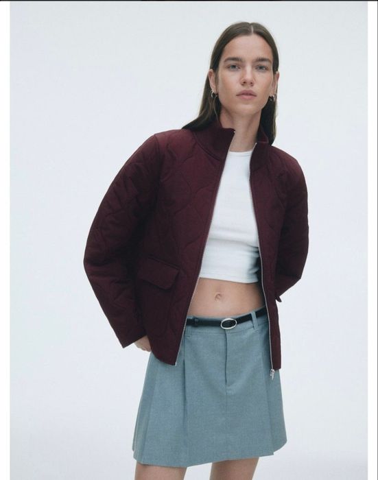 Куртка жіноча демісезонна стьобана оверсайз H&M, розмір XL