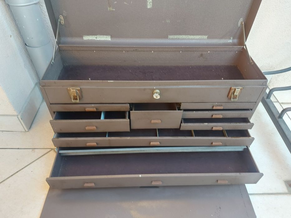 KENNEDY 520 skrzynka narzędziową Kennedyego ,8 szuflad Vintage,Toolbox