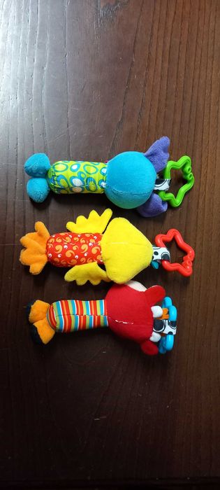 Trio brinquedos carro bebé PlayGro