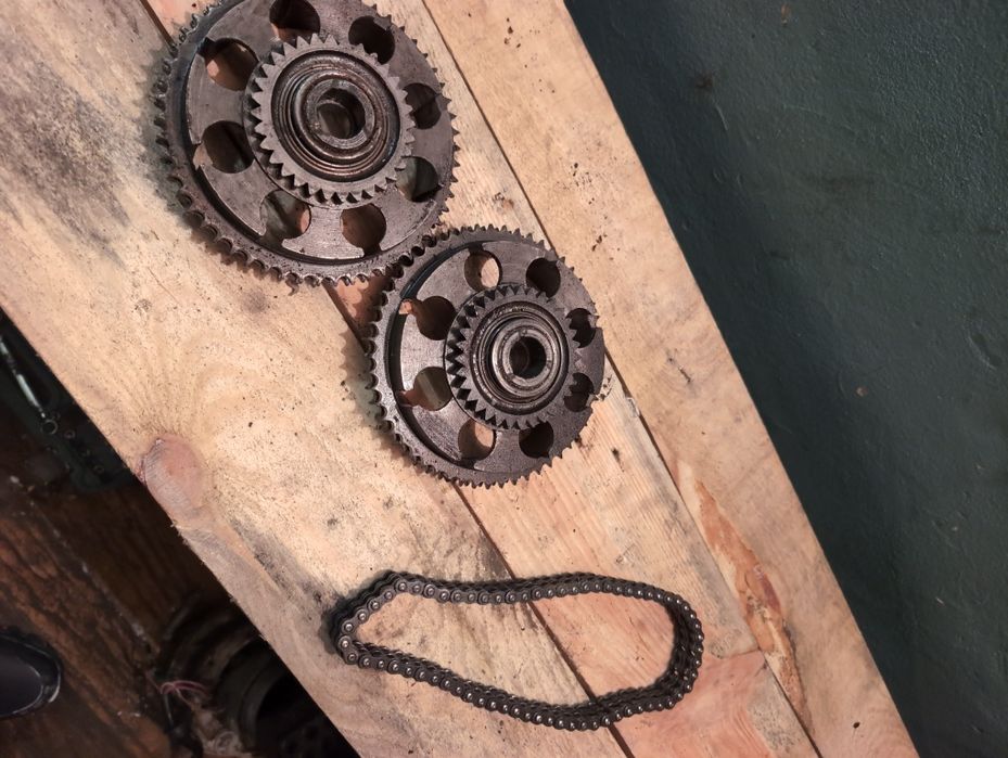 Корзина сцепления Планета Иж 2шт + цепь