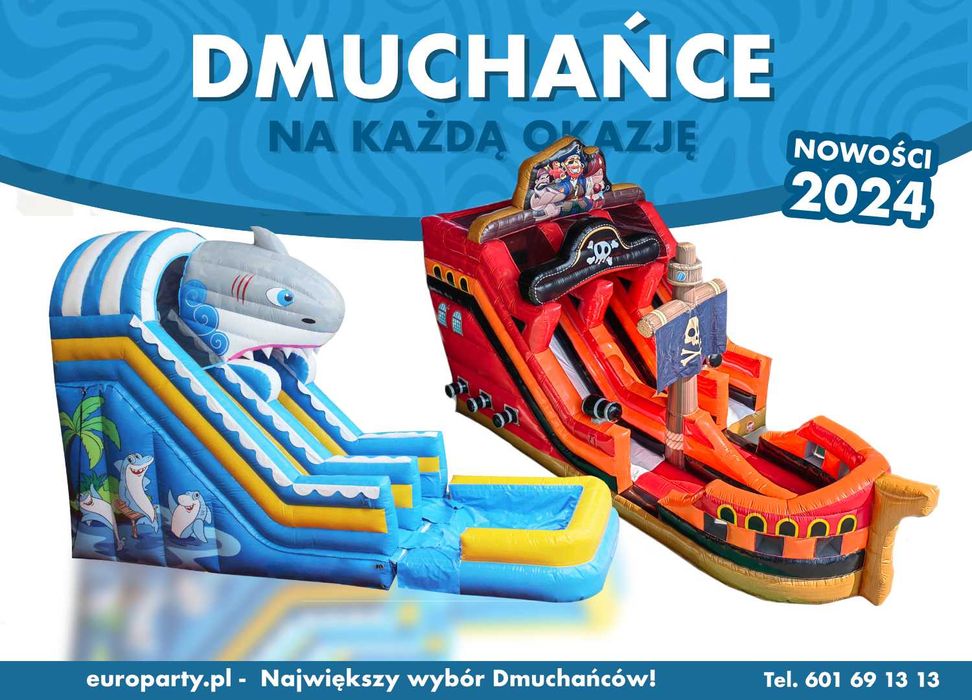 Dmuchańce wynajem zjeżdżalnia dmuchana dla dzieci plac zabaw