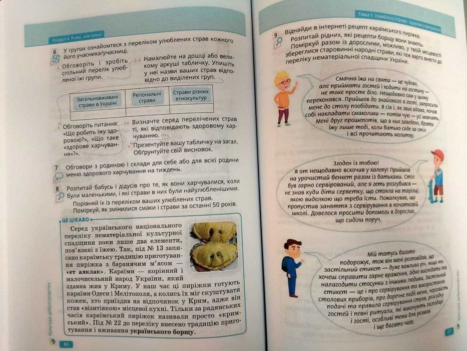 Культура добросусідства, 5 клас, Араджионі М., підручник