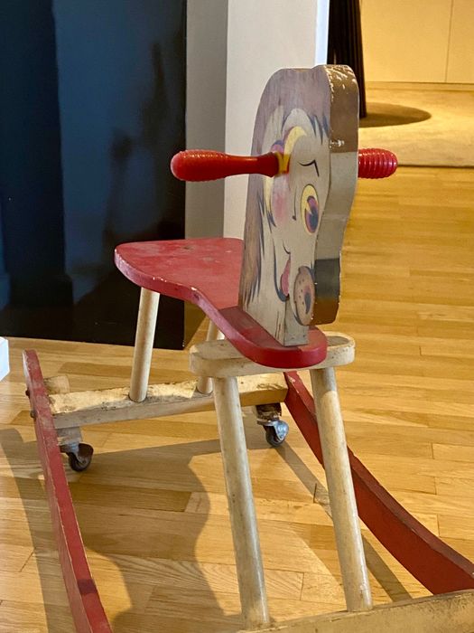 Cavalinho de madeira vintage