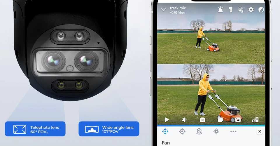 НОВИНКА Reolink Trackmix LTE 4G 8mp PoE  Wi-fi  4K Motion Tracking