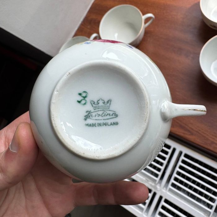 Filiżanki do Herbaty porcelana Karolina lata 60 te