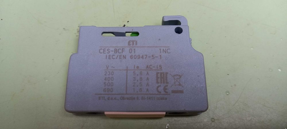Блок контактов  ETI CES   E-NO  E-NC  Lovato LPX