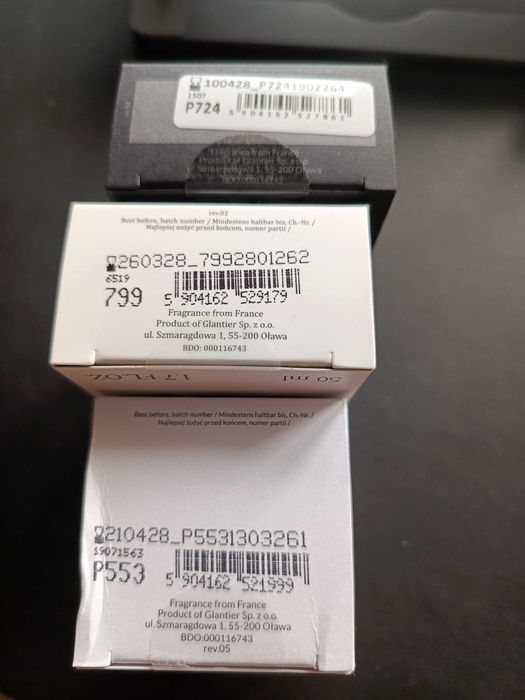 Perfumy Glantier 553 premium 724 premium 799 standard