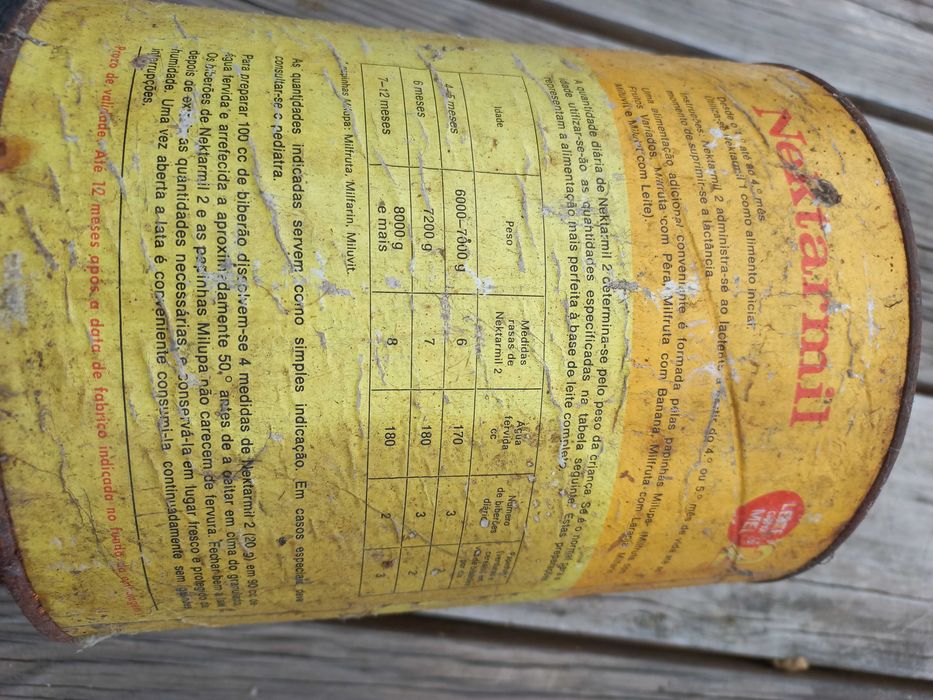 caixa leite em pó anos 70