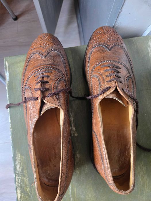 Sapato castanho camel  # 42 marca Marcus