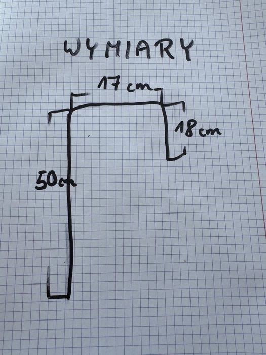 Kotwy drut pret wymiary na zdjeciach