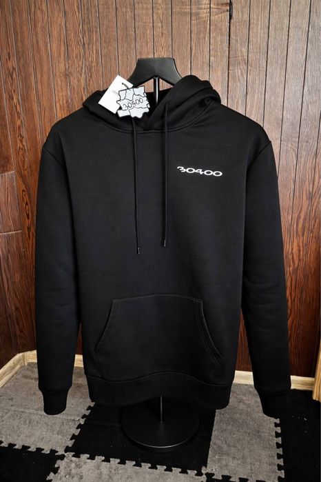 Bluza z kapturem oversize z markowym nadrukiem