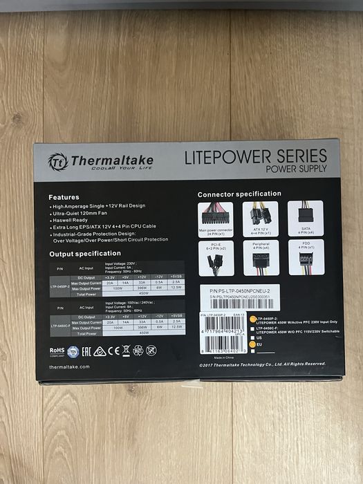 Zasilacz do konputera Thermaltake LITEPOWER SERIES 450W