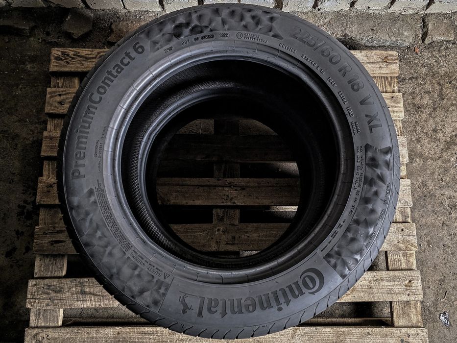 Пара 225/60r18 Continental | 2022 | 6mm |  Portugal | Преміум шини