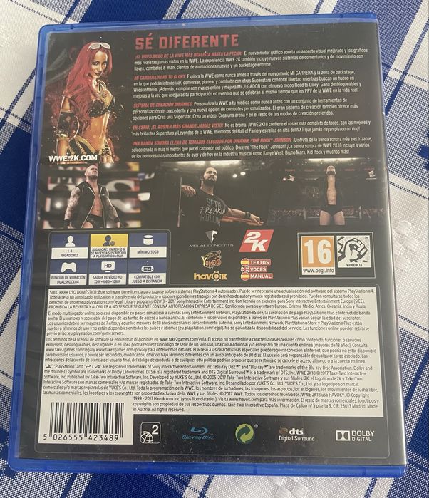 Jogo PS4 WWE 2K18