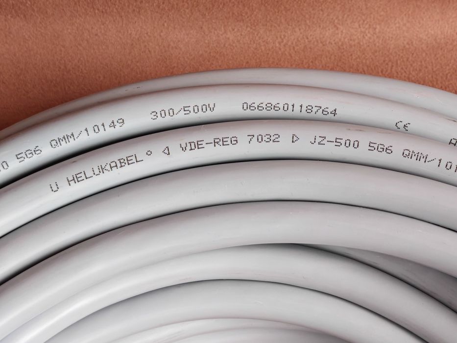 Przewód siłowy 5G6mm², 44 mb HELUKABEL