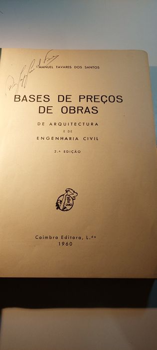 Bases de Preços de Obras de Arquitectura e de Engenharia Civil (1960)