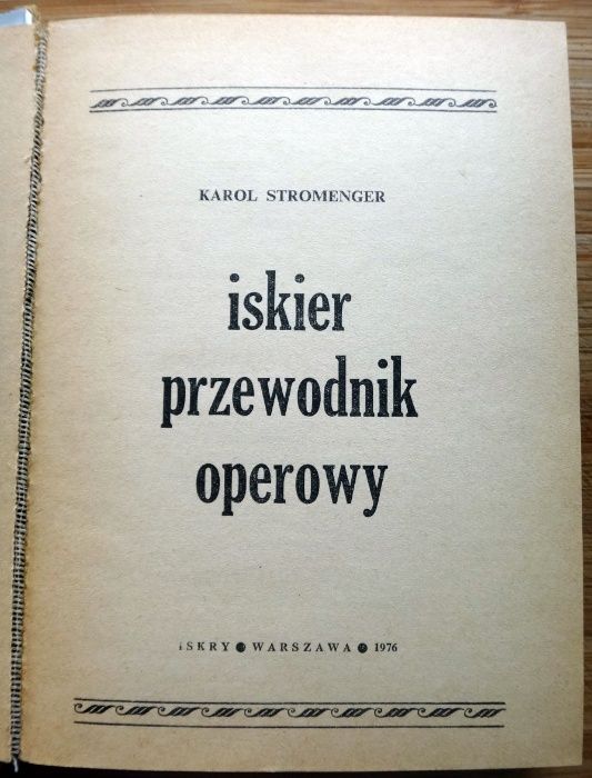 Iskier Przewodnik Operowy