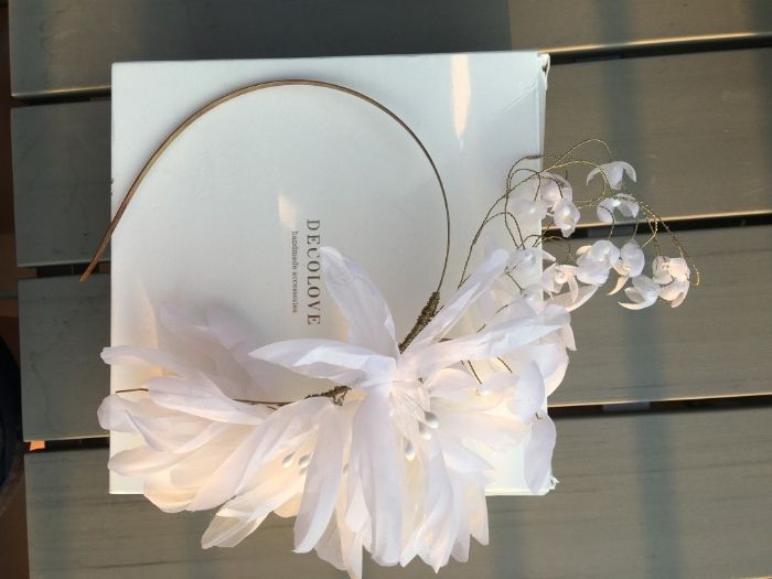 ozdoba na głowę opaska Snowdrop Decolove