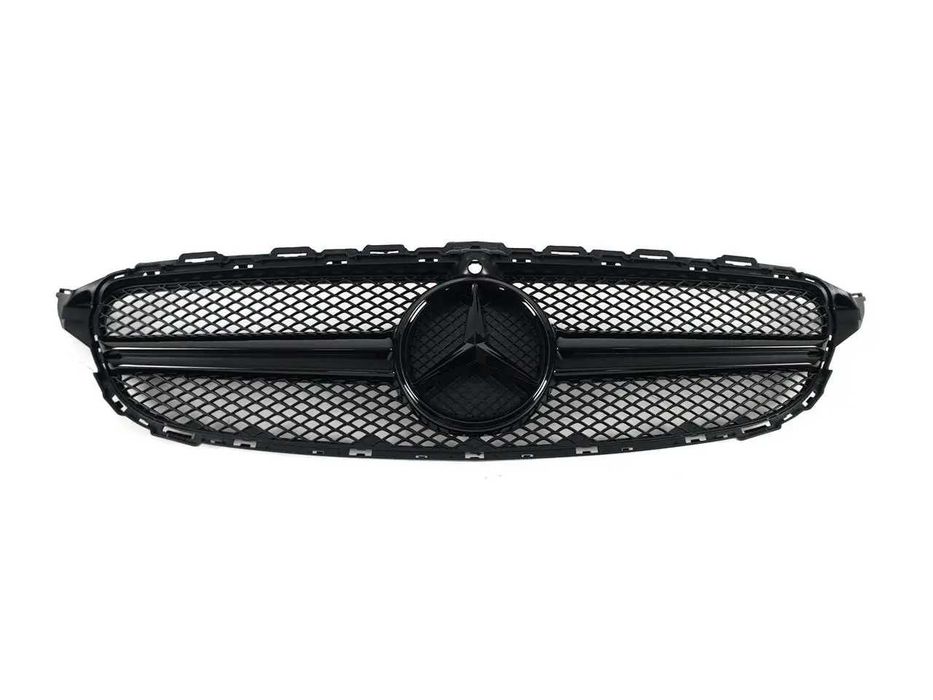 Решітка Радиатора AMG black Cтиль с Камерой mercedes C W205 14-18год.