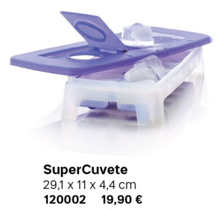 Super Cuvete para Gelo Tupperware