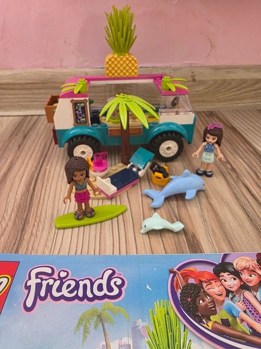 Lego 41397 Food Truck z Sokami 4+ Delfiny Owoce Samochód Koktajl Klock